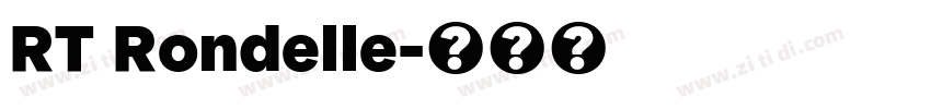 RT Rondelle字体转换 RT Rondelle字体转换